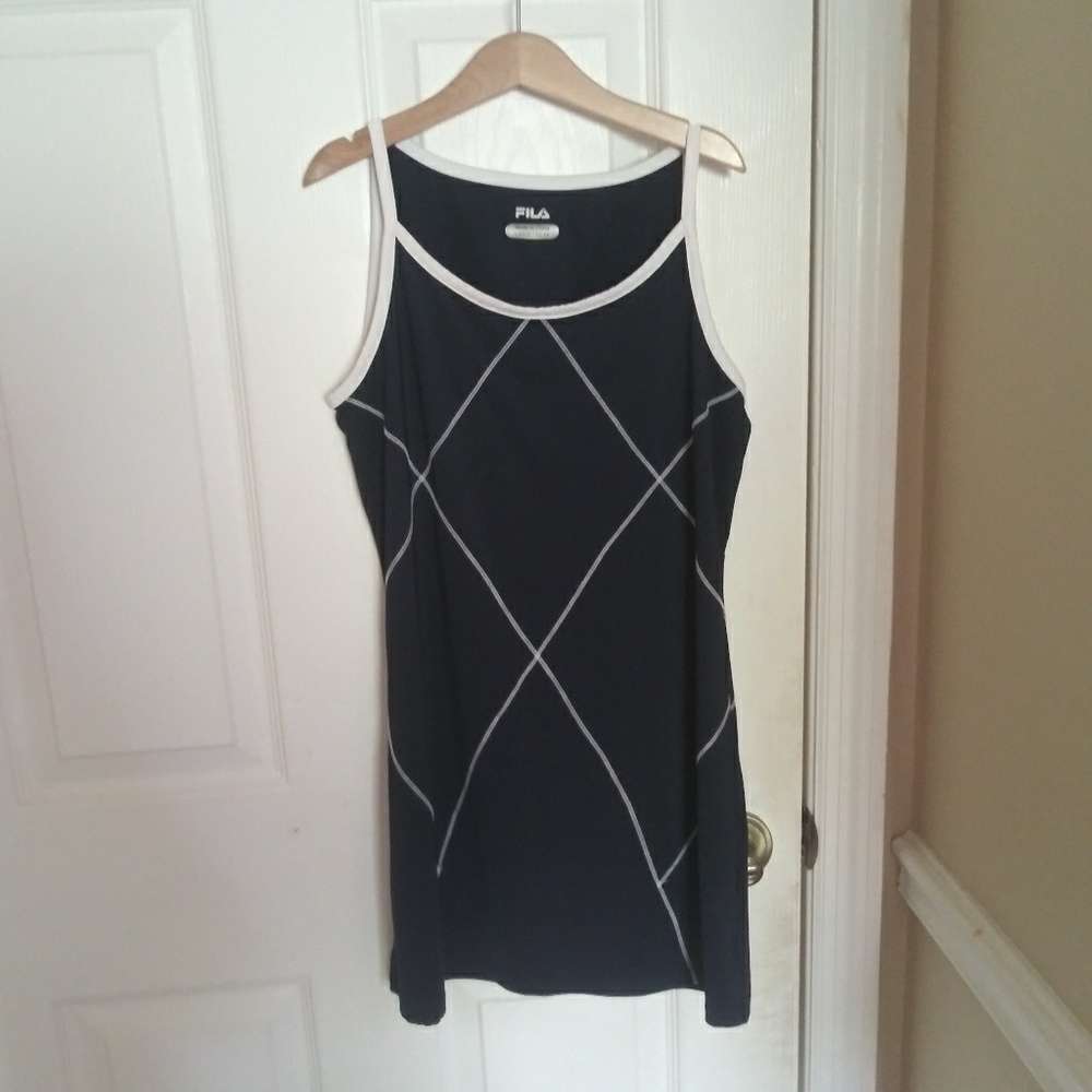 Navy Fila tennis dress girls
